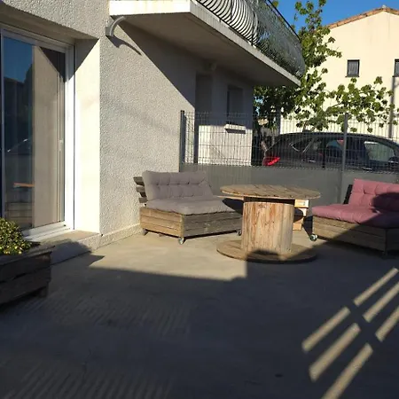 A D'aude Proche Narbonne Avec 2 Chambres, 6 Couchages, Lit Bebe Jardin Et Parking Lägenhet Cuxac-dʼAude